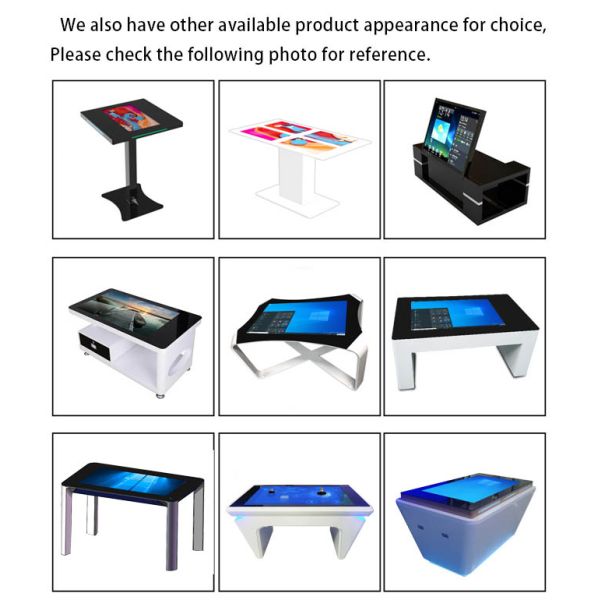 43 Inch Android Kids Water Proof Interactive Touch Screen Lcd Games Advertising Player Coffee Smart Table