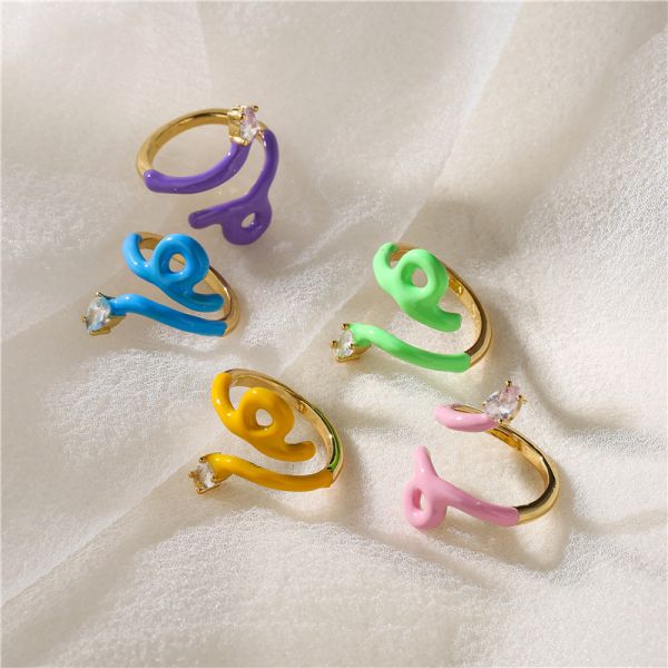 Enamel Dripping Oil Rings