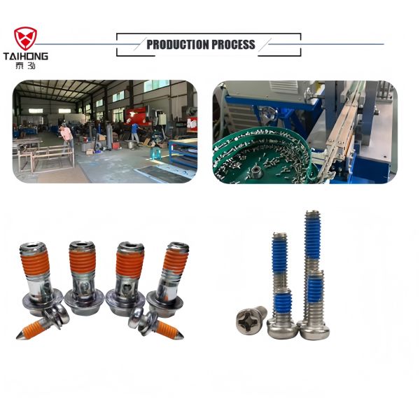 Nylon Patch Anti Loosening Screw Glue Coating Machine M6 Industrial Automation