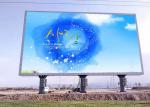 1 / 2 Scan High Luminance P10 Led Screen Outdoor Advertising With Pole