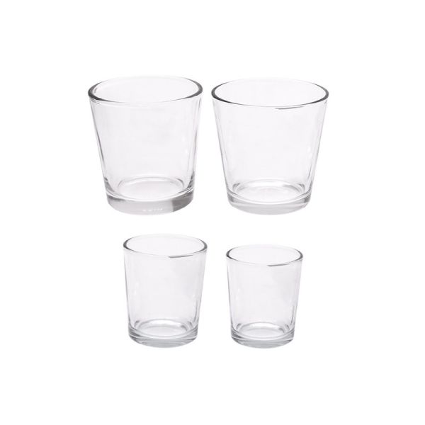 Screen Printing Round 80ml 95ml Glass Candle Cup
