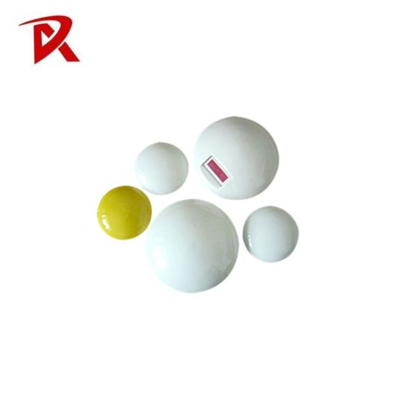 Round White Yellow Ceramic Road Marking Stud Cat Eye