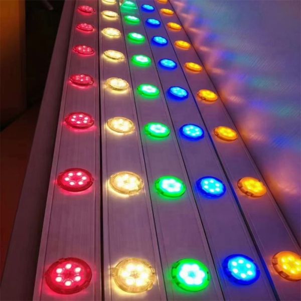 Permanent Christmas Led Pixel Point Light 40mm 50mm DC24V 2W RGBW Aluminum Profile