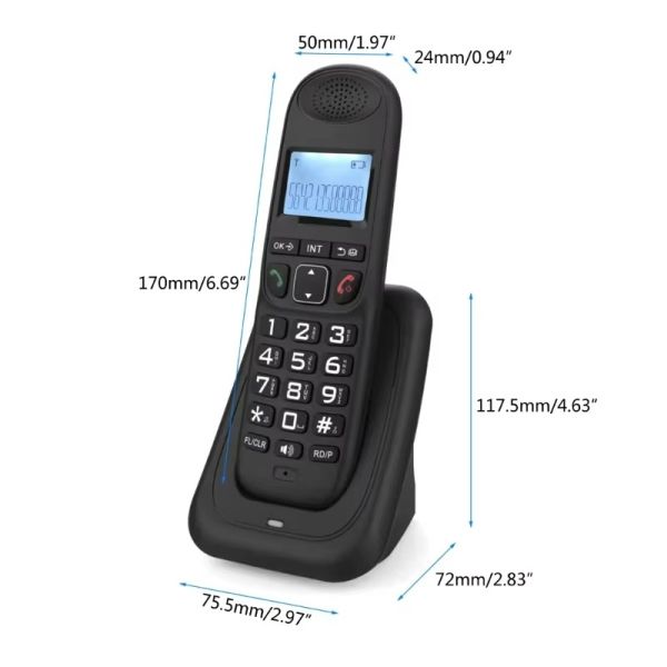 Functional And D1003 Elderly Mobile Phones With LCD Display And Number Storage