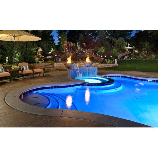 IP68 25W RGB Underwater LED Pool Lights 800lm with Remote Control