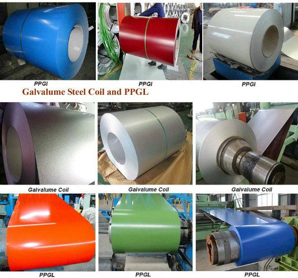 Cold Rolled Color Coated Galvalume Steel Coil Roofing Sheet PPGL Steel Coil