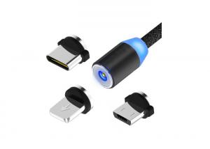 China Phone Accessories Mobile USB Cable Micro Braided 3 In 1 USB Charging Cable on sale