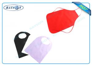 Buy cheap Colorful Disposable Bib and Apron PP Spunbond Non Woven For Household , Medical product