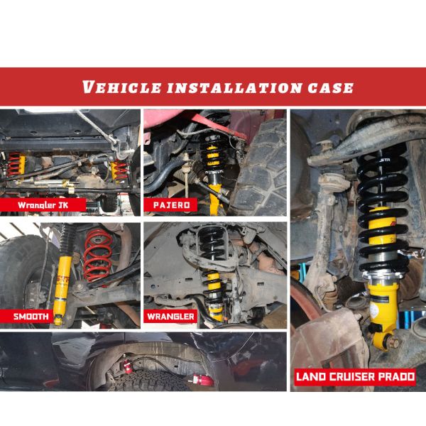 Shock absorber mounting components