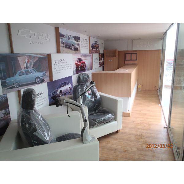 Prefabricated Mobile 40ft Shipping Container Exhibition For Stage