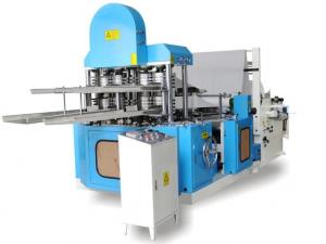 Buy cheap 1/4 Fold Paper Napkin Making Machine With Color Printing Embossing Unit Stable Running product