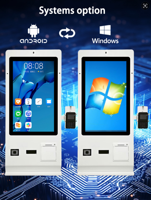 24 Inch Key Dispenser Self Service Kiosk With 13.56 Mhz Card Dispensing Collecting