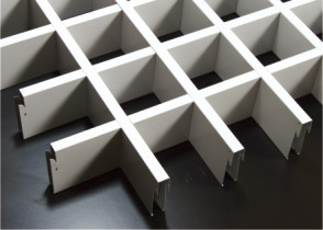 Square / Rectangle ceiling Grille Metal Grid Ceiling / Aluminum grid ceiling