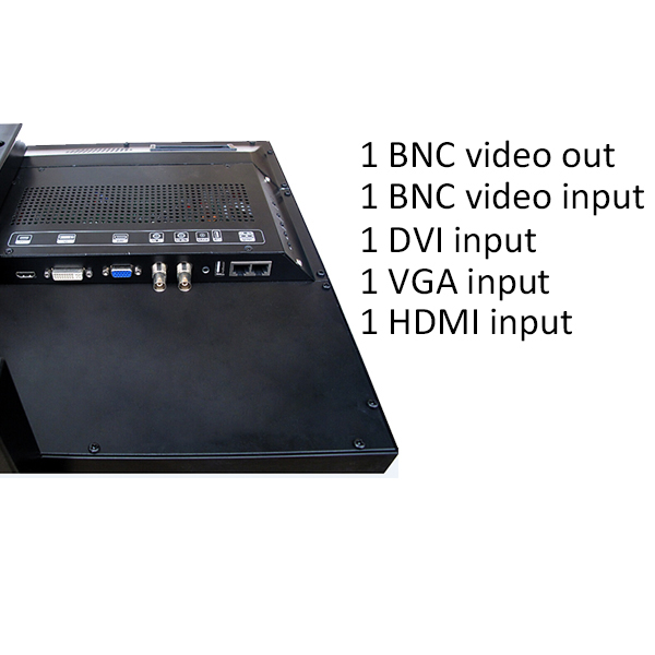 32 Inch Surveillance Cctv Monitor Screen , BNC Cctv Video Monitor For Security Room