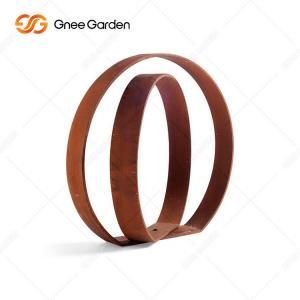 Buy cheap Large Outdoor 175cm  Modern Corten Steel Sculpture Artwork With  Smooth Curves product