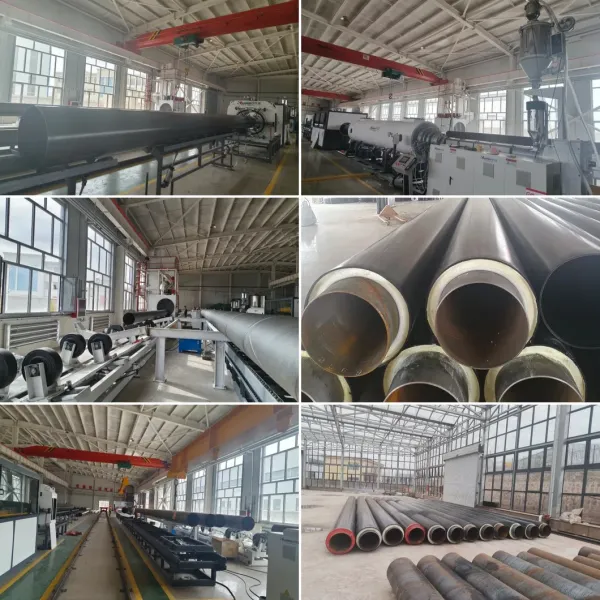 Computerized HDPE Jacket Pipe Extrusion Line with Single-Screw and Dust-Free Planetary Cutting for Pre-Insulated Pipe Production
