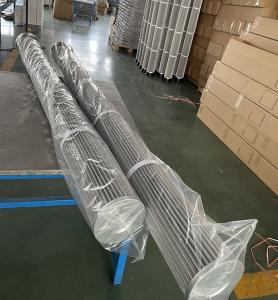 Buy cheap Anti Static Polyester Pleated Filter Cartridge For Dust Collectors Replace product