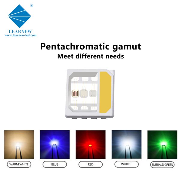 LEARNEW RGB LED SMD 6064 5054 3w 4W , Epistar RGB LED Use For LED Stage Light
