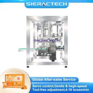 Buy cheap Puff Snack Automatic Case Packer High Efficiency Case Packer Machines product