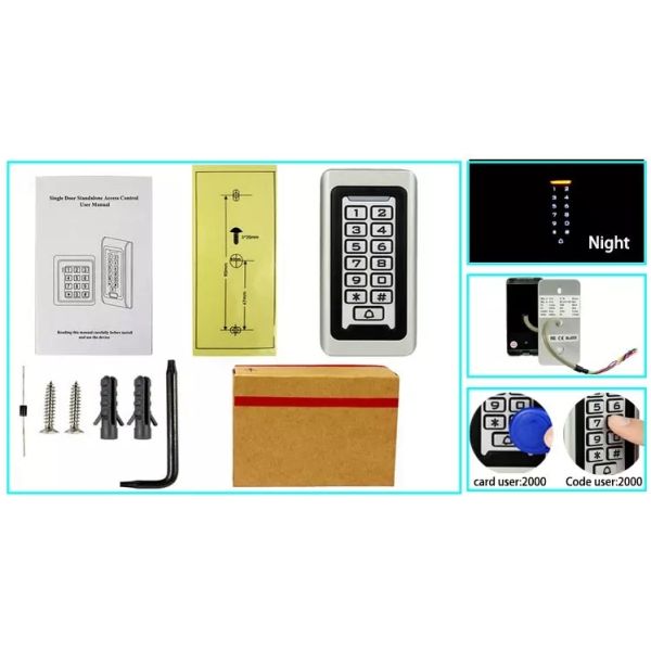 Waterproof RFID Security Access Access Control System With Tamper Alarm