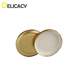 Buy cheap Round Tinplate Metal Twist Off Cap For Food Can Jar Glass Bottle product