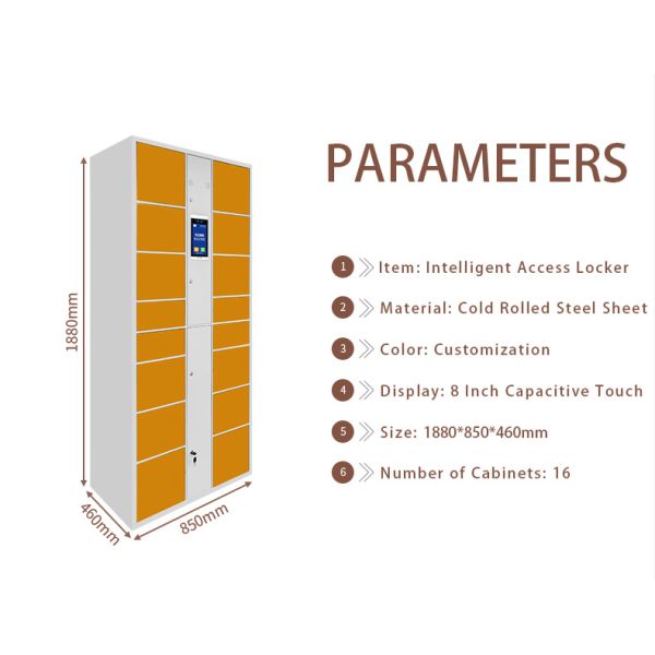 24/7 Self-Service Smart Cabinet Smart Parcel Locker for Beach Drop-off & Pick-up Smart Parcel Delivery Locker