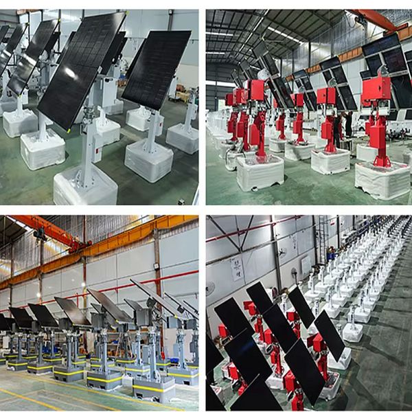 Solar Mobile Tower Light Overnight Roadworks Solar Powered Generator Emergency Light Tower