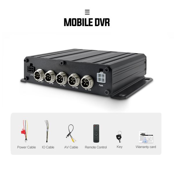 4G WiFi GPS Dash Camera 4CH 1080P with ADAS and Face Recognition