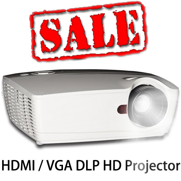 Quality Digital 3D DLP Projector Clear Image Video Projecteur 10000:1 Contrast Good HDMI Beamer for sale