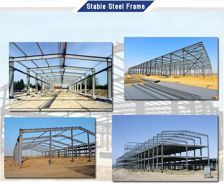 Fast Assembled Prefab Buildings Steel Structure Workshop Economical Pre-Engineered Heavy Prefab Warehouse Low Price