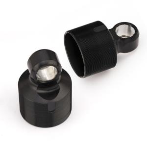 Custom CNC Aluminum Processing Services Anodizing Black/gold Color