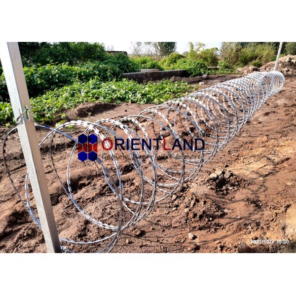 Airport Militaty Bto-30 Security Galvanised Razor Wire 54-56 Loops