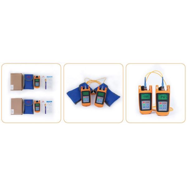 Mini Size Fiber Optic Power Meter , Ftth Accessories Laser Source Meter
