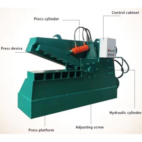 Custom Hydraulic Scrap Shears Metal Stud Channel Shear Machine Cable Shearing Alligator