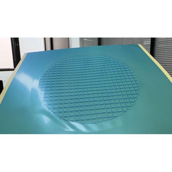 Quartz / Borosilicate UV Glass Plate Punching Holes 4.4 X 4.4 X 0.5mmt