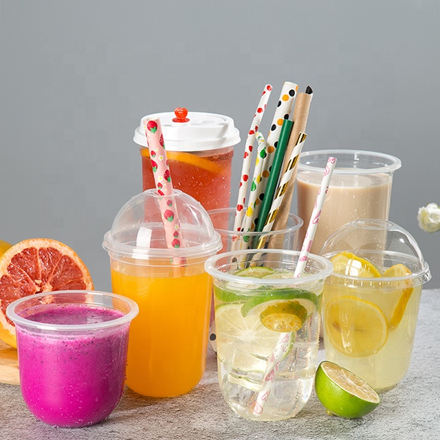 ODM Double Wall Plastic Bubble Tea Cups For Iced Coffee Cup Pp Injection
