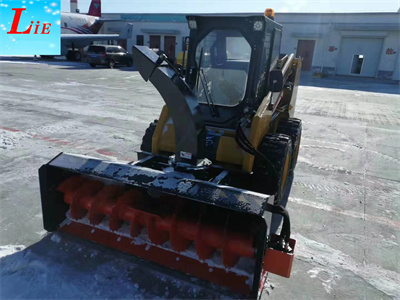 skid steer snow thrower skid loader snow blower machine snow removal for skid steer