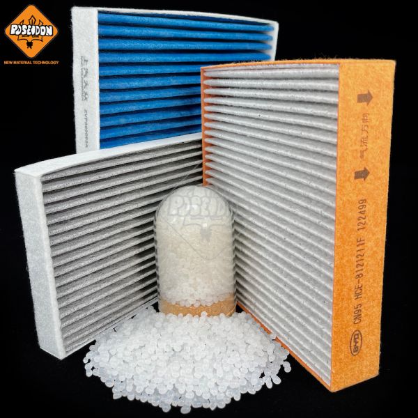 Low-Odor, VOC-Free Metallocene Polyolefin Glue for EV & Traditional Cabin Air Filters