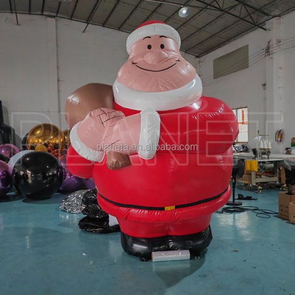 Factory Direct Giant 3m PVC Inflatable Santa Claus Christmas for Outdoor Decoration, Yard and Garden Display