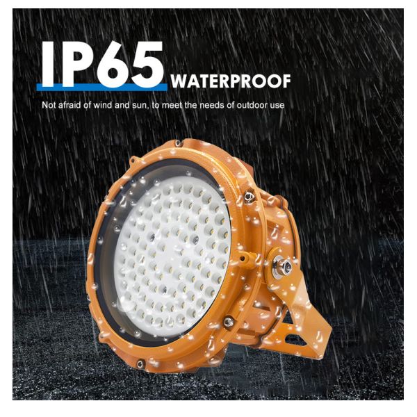 IP66 Waterproof 100W LED Explosion Proof Flood Light with 120° Beam Angle for Hazardous Locations
