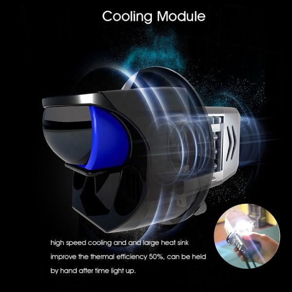 Auto 30W Laser LED Projector Headlights , 6000K Audi Laser Headlights